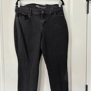 Black Old Navy sweetheart jeans size 14 short